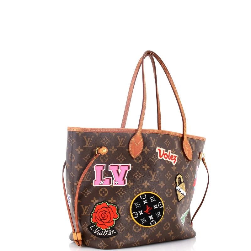 Louis Vuitton Neverfull NM Tote Limited Edition Patches Monogram Canvas MM - 3