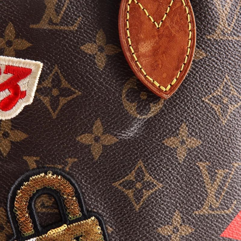 Louis Vuitton Neverfull NM Tote Limited Edition Patches Monogram Canvas MM - 7