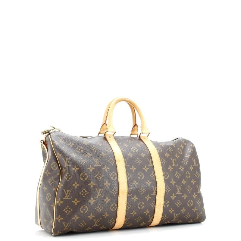 Louis Vuitton Keepall Bandouliere Bag Monogram Canvas 45 - 2