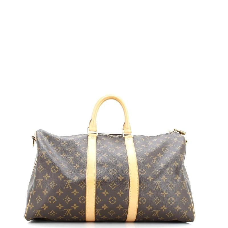 Louis Vuitton Keepall Bandouliere Bag Monogram Canvas 45 - 3
