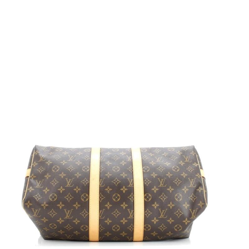 Louis Vuitton Keepall Bandouliere Bag Monogram Canvas 45 - 4