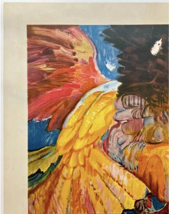 Original Vintage Poster SEND THE EAGLE'S ANSWER - MORE SHIPS USA World War I OL - 2
