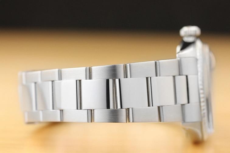 MENS ROLEX DATEJUST BLUE VIGNETTE DIAMOND 18K WHITE GOLD/SS WATCH w/OYSTER BAND - 7
