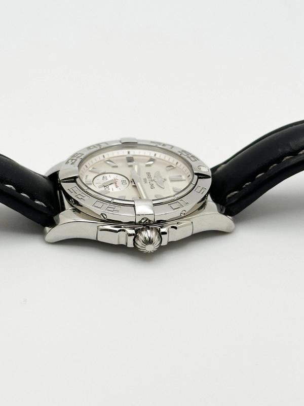 Breitling Galactic 36 A37330 Stainless Steel Leather Band Box Paper - 6