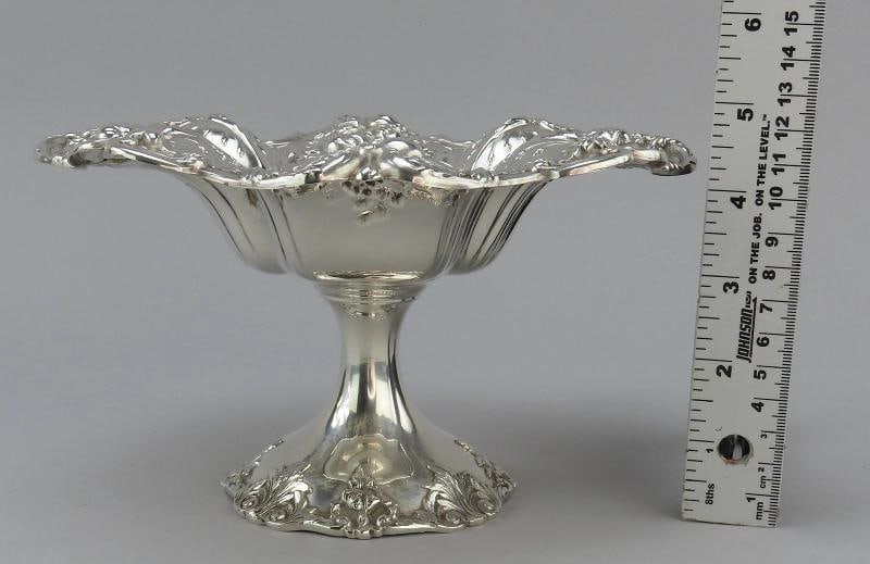 Nice Reed Barton Sterling Silver Francis I Tazza Compote Pedestal Bowl X568 1954 - 7