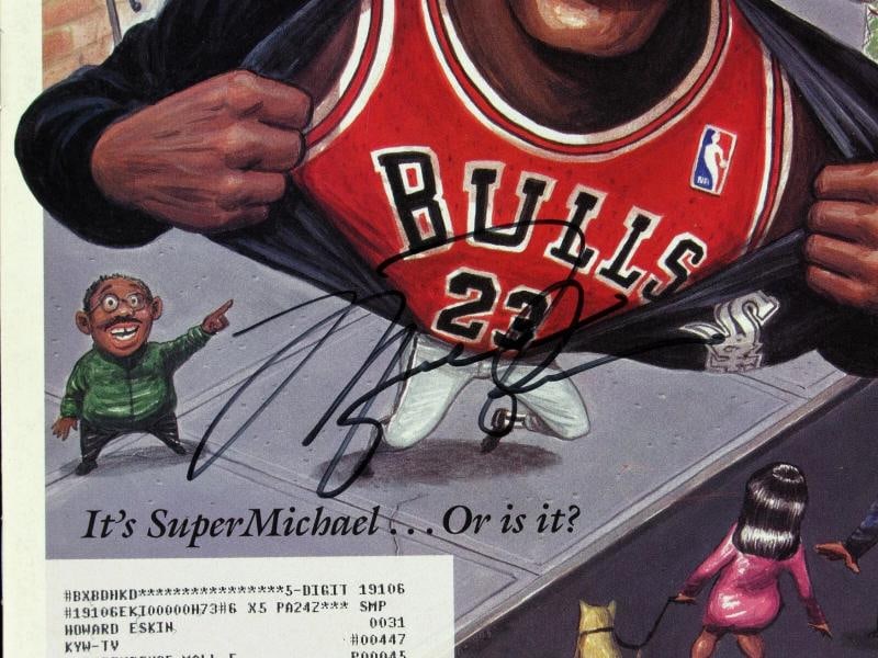Michael Jordan Signed 1995 "Super Michael" Sports Illustrated Magazine JSA COA - 2