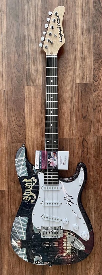 TOBIAS FORGE Signed Guitar Custom Graphics 1/1 JSA COA GHOST PAPA EMERITUS - 3