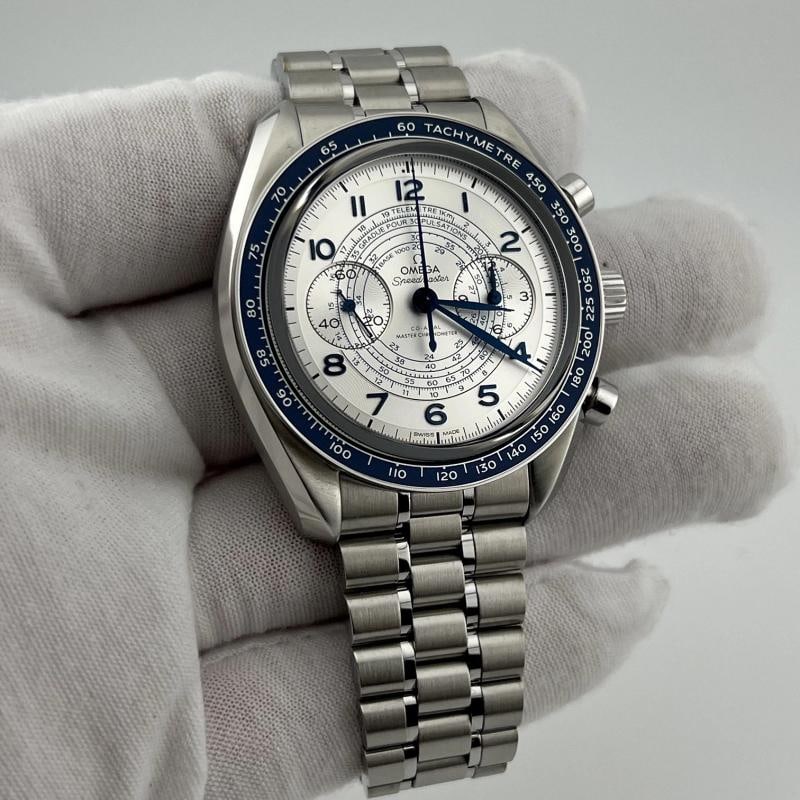 Omega Speedmaster Chronoscope 329.30.43.51.02.001 43mm Stainless Steel Box Paper - 7
