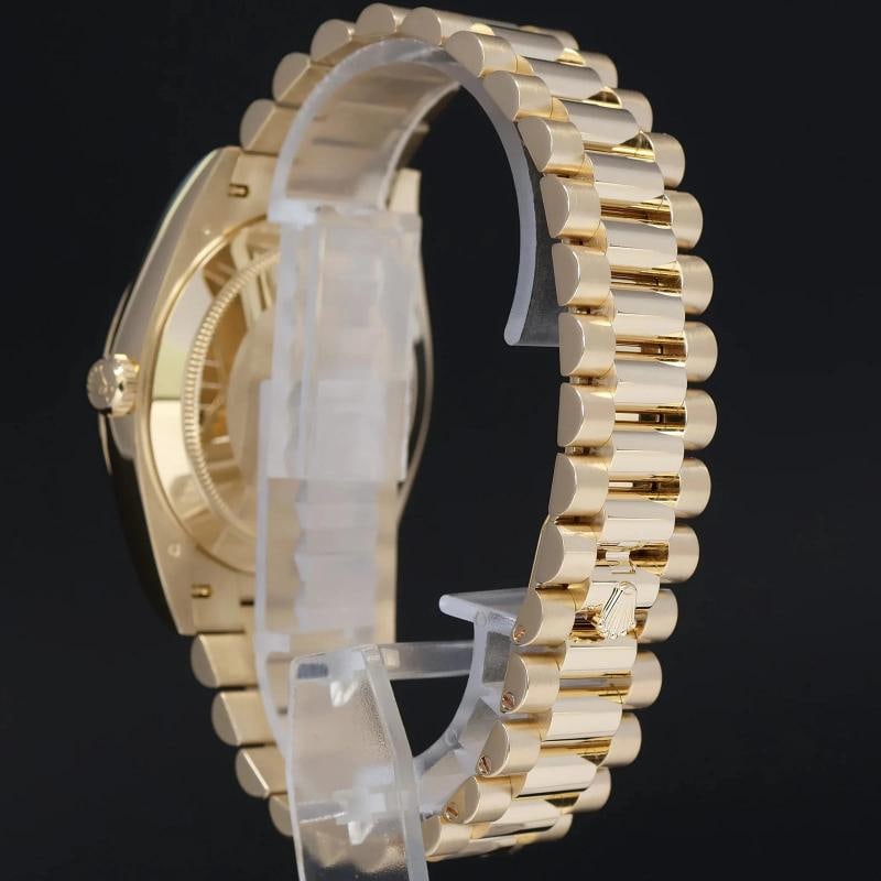 2023 MINT Rolex 228238 Day-Date 40 President Silver Roman Gold Watch Box - 4