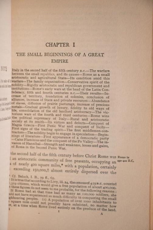 Guglielmo Ferrero / The Greatness and Decline of Rome 1909 - 10