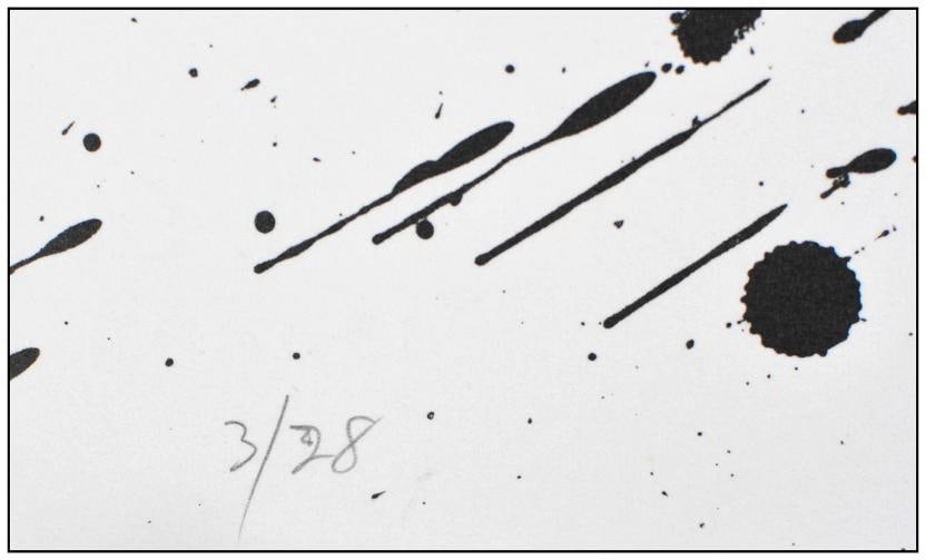 Sam Francis Original Lithograph L. 183;SF.203 Abstract Hand Signed Framed Art - 4