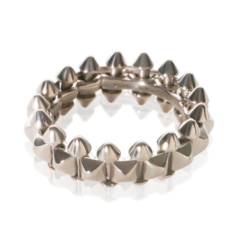 Cartier White Gold Medium Model Clash de Cartier Ring: Condition: Pre-owned,With Original Box/Packaging: Yes,With Papers: Yes,Side Stone Type: No Stone,Metal Purity: 18k,Gross Weight (grams): 11.42,Department: Women's,Collection: Medium Model Clash de