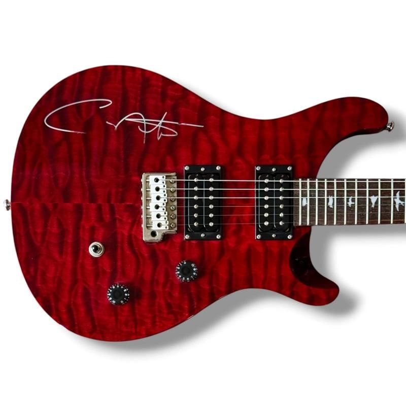 Carlos Santana Signed Guitar JSA COA PRS Custom SE Model Soul Sacrifice Woodstoc (1 of 6)