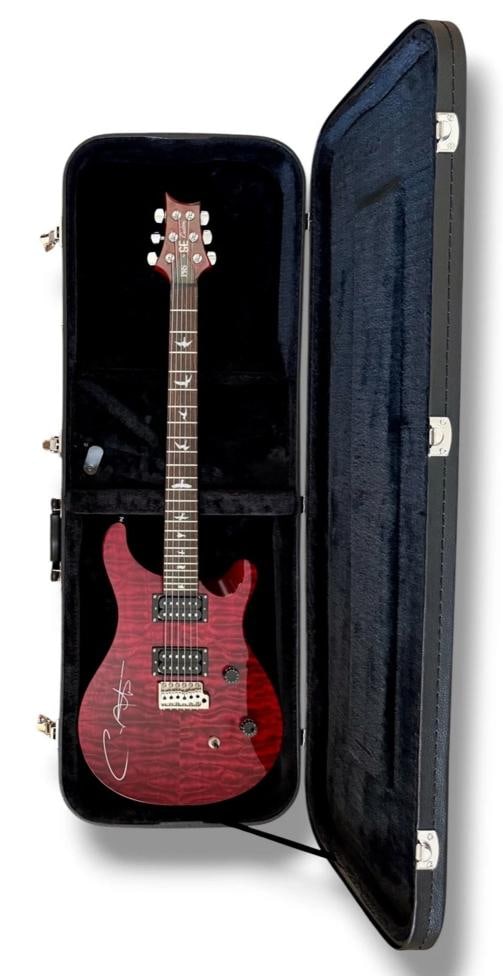Carlos Santana Signed Guitar JSA COA PRS Custom SE Model Soul Sacrifice Woodstoc - 5