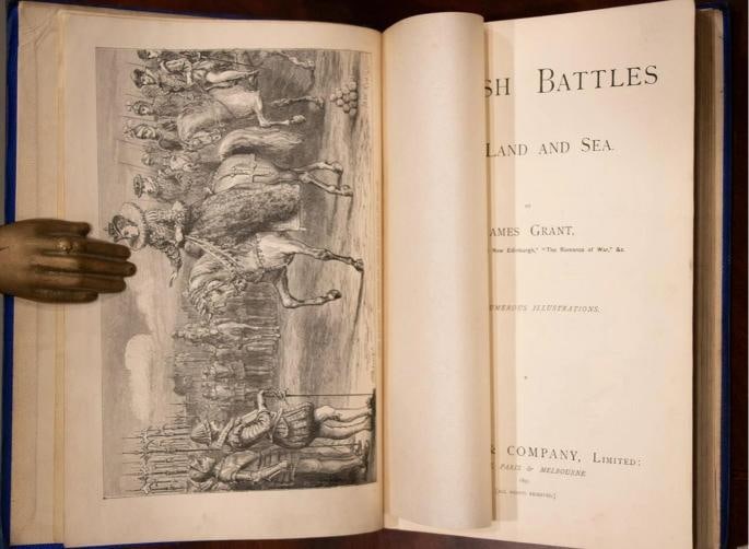 James Grant / 1891 British Battles On Land & Sea Knights Templar American - 11