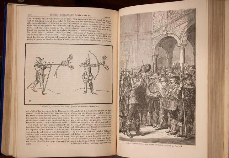 James Grant / 1891 British Battles On Land & Sea Knights Templar American - 12