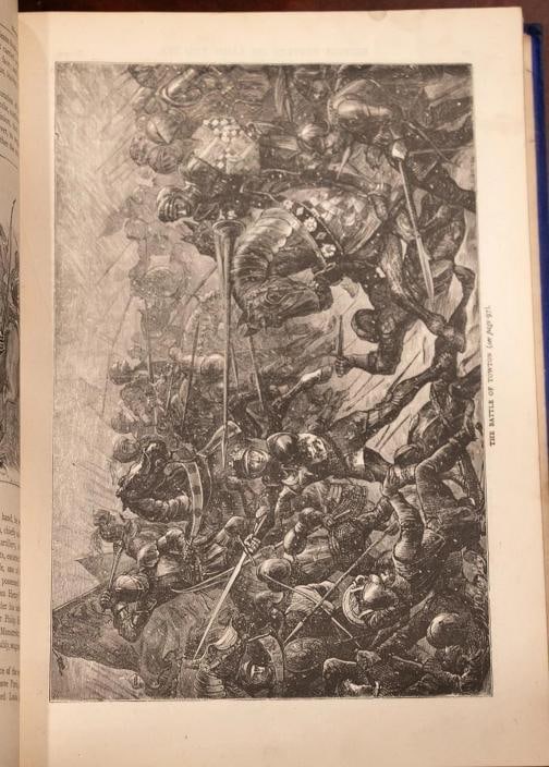 James Grant / 1891 British Battles On Land & Sea Knights Templar American - 14