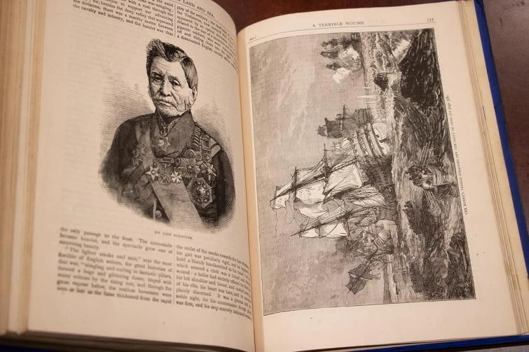 James Grant / 1891 British Battles On Land & Sea Knights Templar American - 18