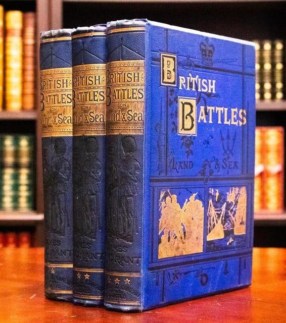 James Grant / 1891 British Battles On Land & Sea Knights Templar American - 5