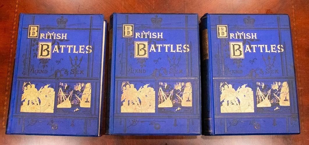 James Grant / 1891 British Battles On Land & Sea Knights Templar American - 6
