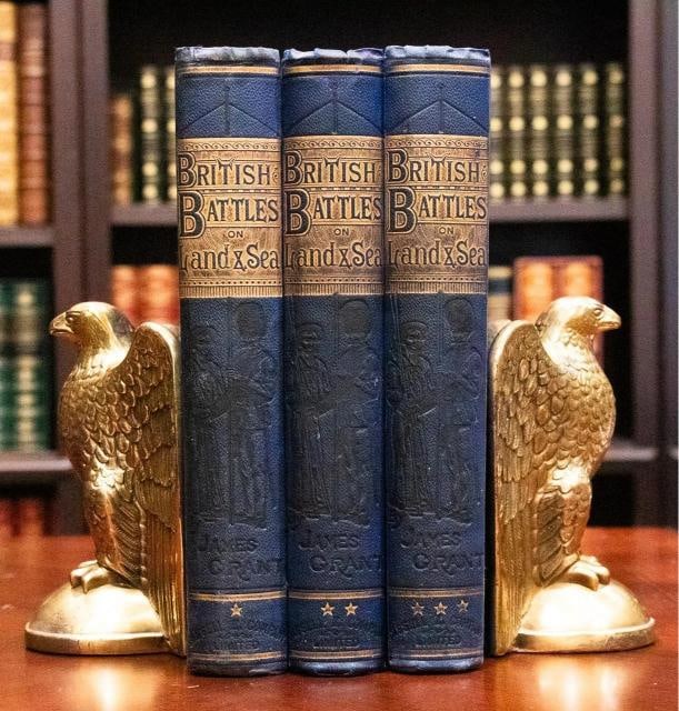 James Grant / 1891 British Battles On Land & Sea Knights Templar American - 7
