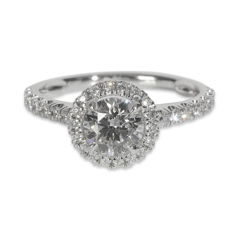 Cartier 0.9 ct Round Brilliant Diamond Destinee Engagement Ring (1 of 7)