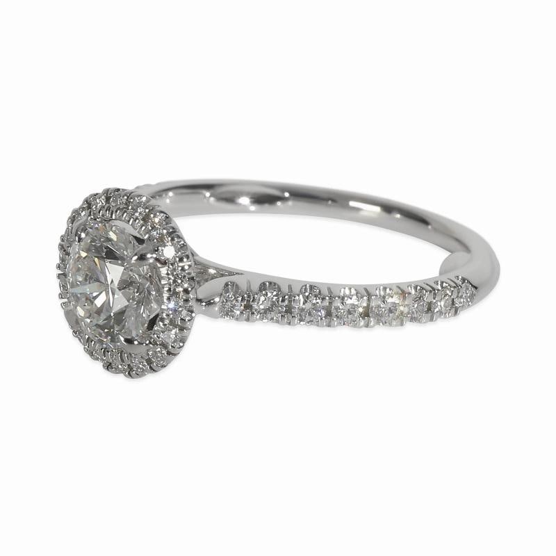 Cartier 0.9 ct Round Brilliant Diamond Destinee Engagement Ring - 2
