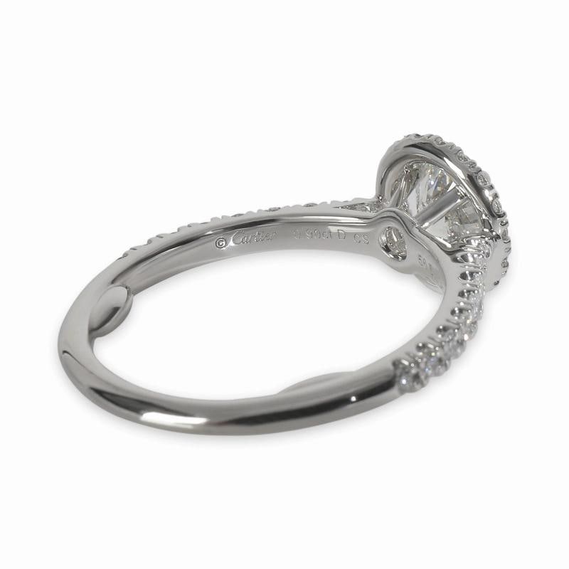 Cartier 0.9 ct Round Brilliant Diamond Destinee Engagement Ring - 3