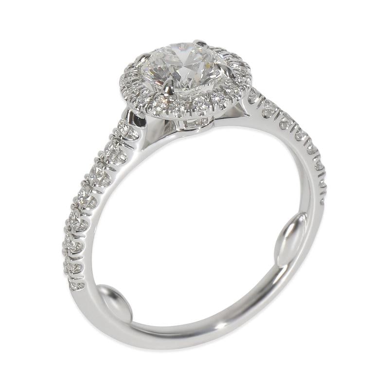 Cartier 0.9 ct Round Brilliant Diamond Destinee Engagement Ring - 4