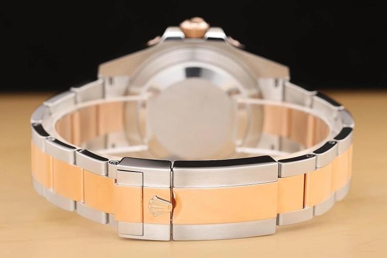 2022 CARD ROLEX GMT MASTER II 126711 CHNR 18K ROSE GOLD STEEL ROOT BEER WATCH - 7