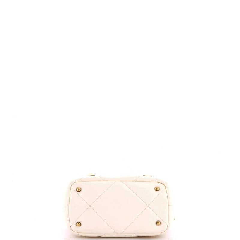 Valentino Garavani Roman Stud Top Handle Bag Quilted Leather Small - 4