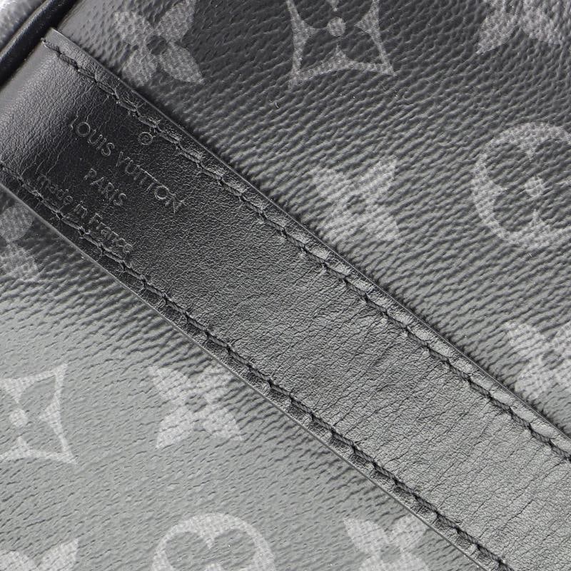 Louis Vuitton Keepall Bandouliere Bag Reverse Monogram Eclipse Canvas 50 - 7
