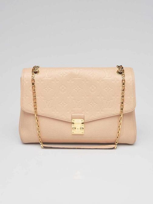 Louis Vuitton Dune Monogram Empreinte Leather St Germain MM Bag: Handle Drop: 11"-20" Measurements: 12.5" L x 4" W x 8.5" H. Condition: Pre-owned - Good,Brand: Louis Vuitton,Exterior Material: Leather,Style: Crossbody Bags,Everyday Bags,Exterior Color: