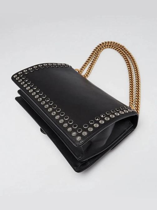 Gucci Black Leather Studded Dionysus Small Shoulder Bag - 3