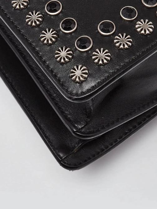 Gucci Black Leather Studded Dionysus Small Shoulder Bag - 4