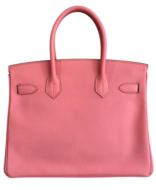 Hermes Birkin 30 Flamingo Pink Epsom Leather Gold Hardware Handbag RARE - 4