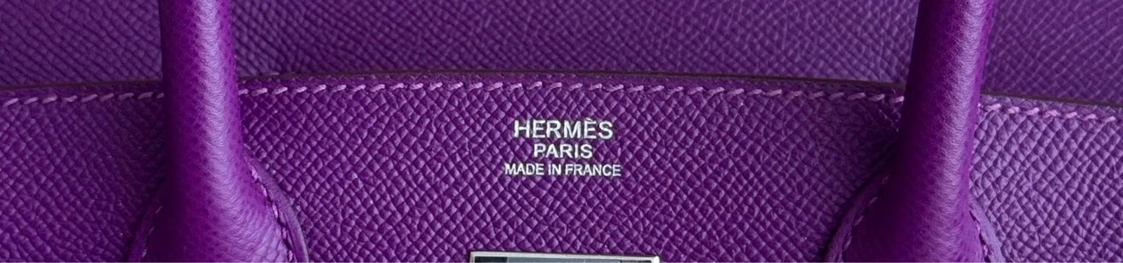 Hermes Birkin 30 Anemone Purple Epsom Leather Palladium Hardware - 6