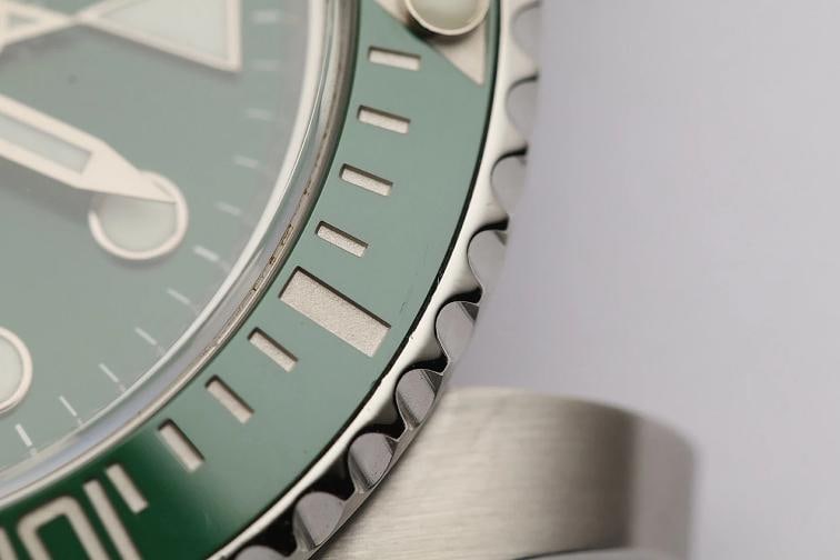 2016 CARD ROLEX MENS SUBMARINER DATE 40MM 116610LV HULK GREEN STEEL OYSTER WATCH - 13