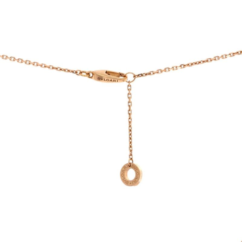 Bvlgari Divas' Dream Pendant Necklace 18K Rose Gold with Diamonds Large - 3
