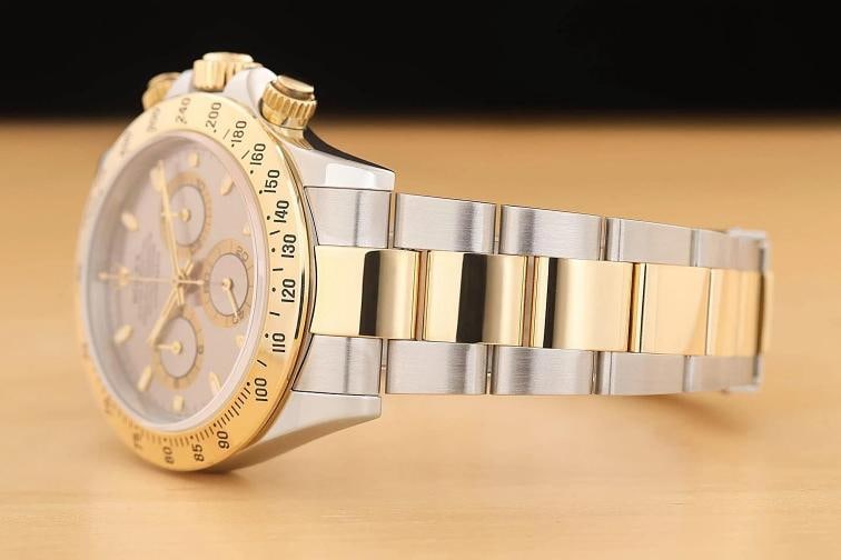 2003 PAPER ROLEX DAYTONA COSMOGRAPH 116523 GRAY 18K GOLD STEEL 40MM WATCH - 4