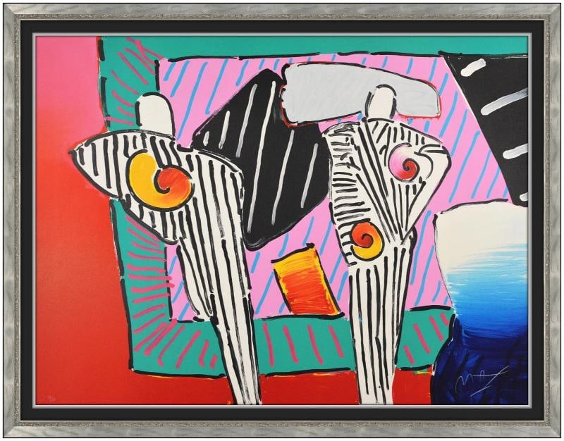 Peter Max Signed Original Color Screenprint Framed~Edition Of /150: measuring approximately 27 Ã‚Â¼Ã¢â‚¬Â x 36 Ã‚Â¼Ã¢â‚¬Â and 37Ã¢â‚