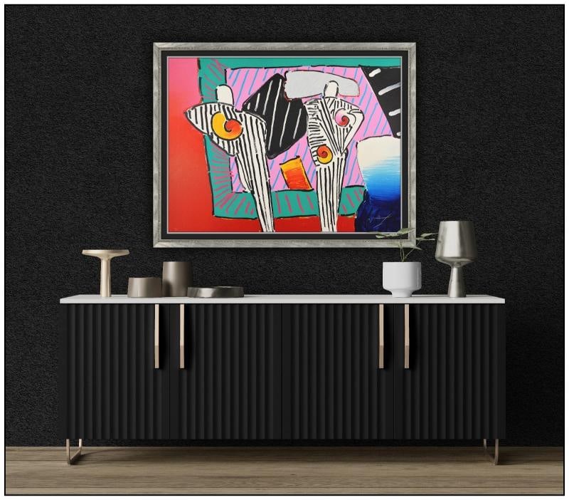 Peter Max Signed Original Color Screenprint Framed~Edition Of /150 - 2