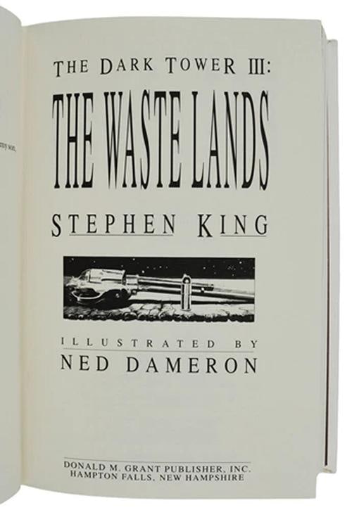 Dark Tower III The Waste Lands ~ STEPHEN KING Signed Limited First Edition 1991 - 9