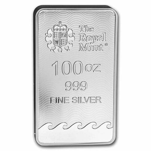 100 oz Silver Bar - The Royal Mint Britannia - 2