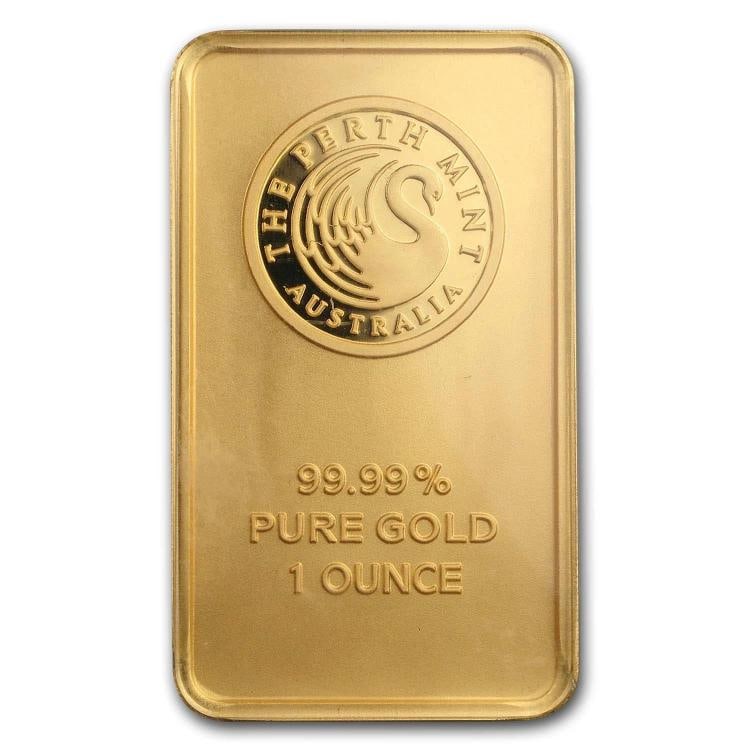 1 oz Gold Bar - The Perth Mint (Classic, Green Assay) - 3