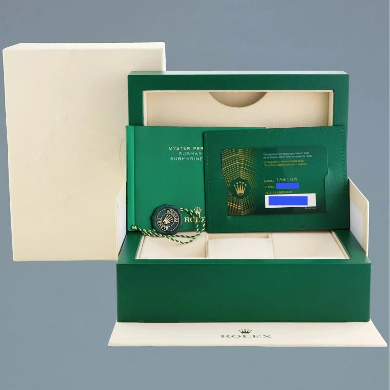 2023 NEW PAPERS Rolex 126613LN Submariner 41mm Black Two Tone Gold Steel Watch - 7