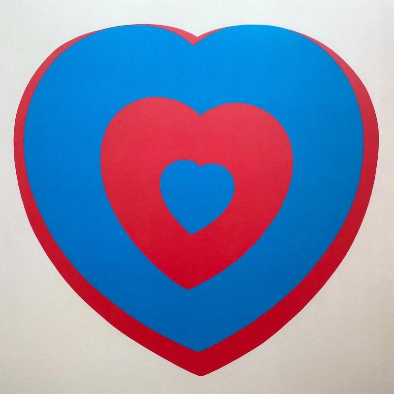 MARCEL DUCHAMP LITHOGRAPH PRINT FRAMED MODERNIST POSTER " COEUR VOLANT " 1936 - 4