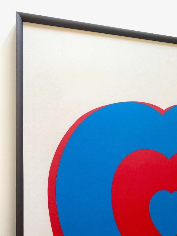 MARCEL DUCHAMP LITHOGRAPH PRINT FRAMED MODERNIST POSTER " COEUR VOLANT " 1936 - 5