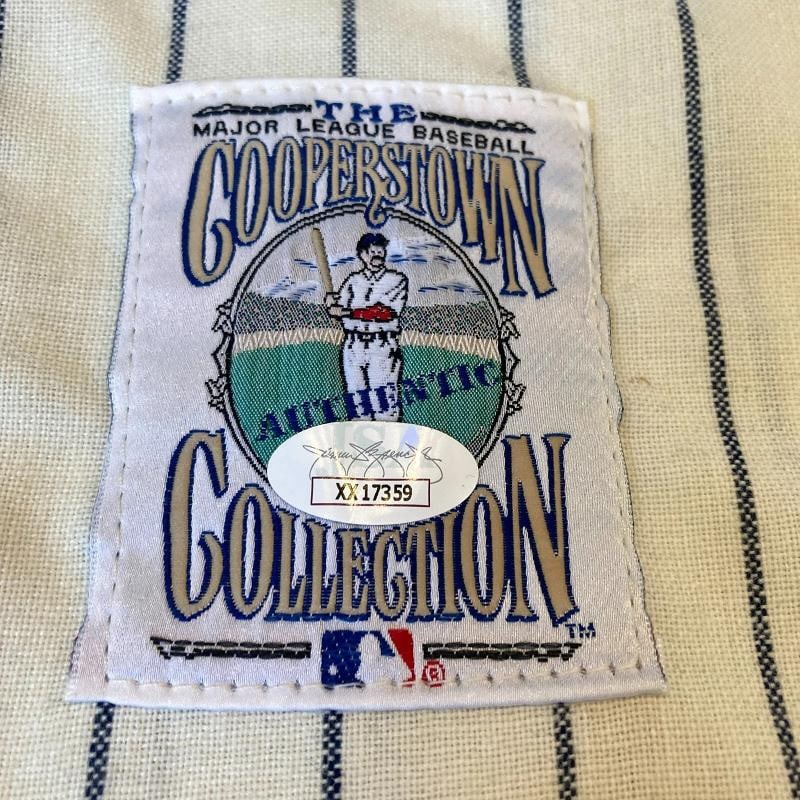 Mint Mickey Mantle Signed 1951 New York Yankees Rookie Game Model Jersey JSA COA - 5