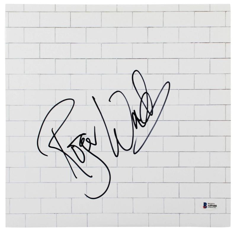 Roger Waters Pink Floyd Signed The Wall Album Cover W/ Vinyl (Beckett) - 2